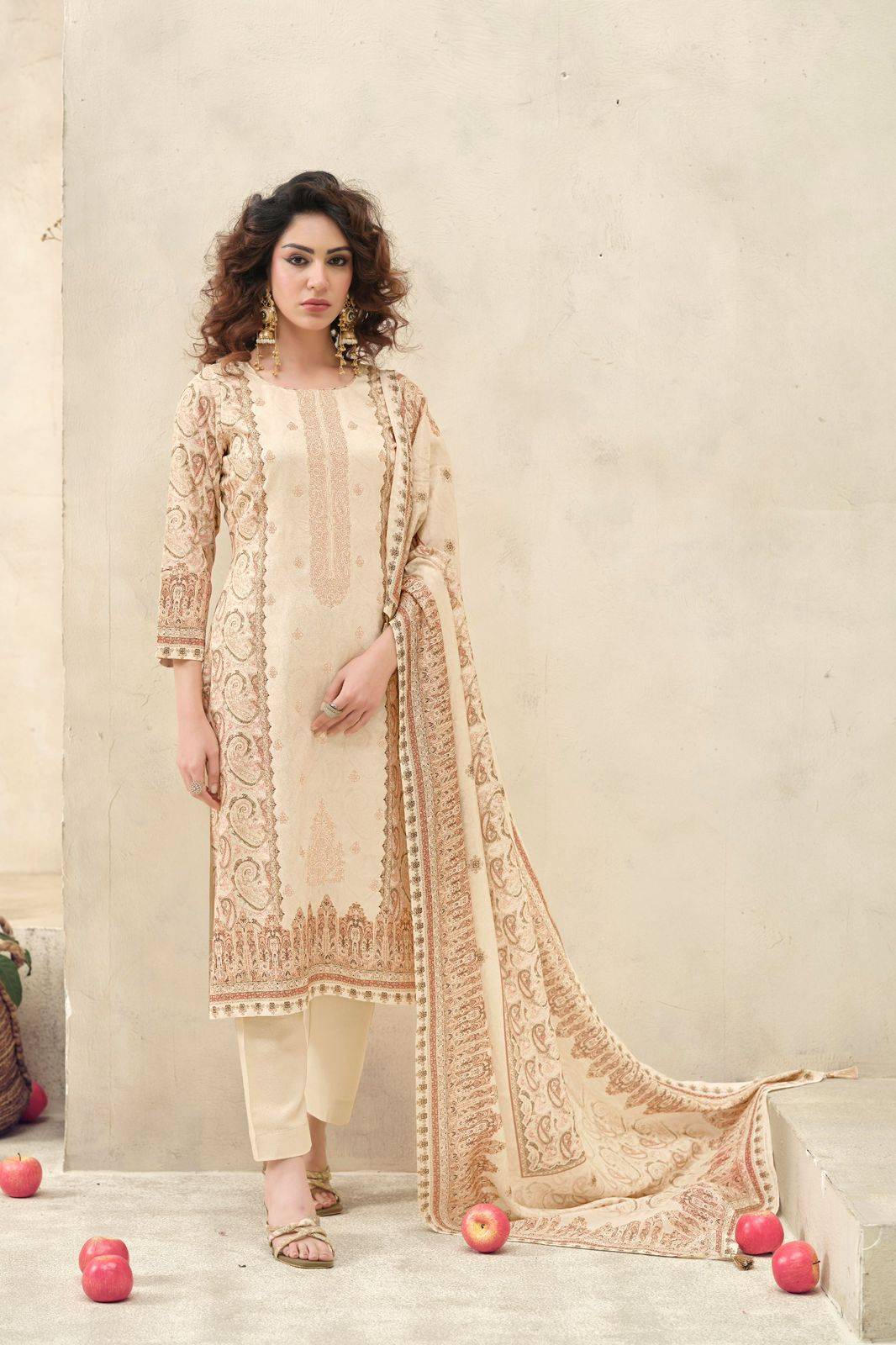 AARANYA VOL 5 By HERMITAGE 101 To 104 Series Beautiful Festive Suits Colorful Stylish Fancy Casual Wear & Ethnic Wear PURE PREMIUM GIZA COTTON SATIN Dresses At Wholesale Price